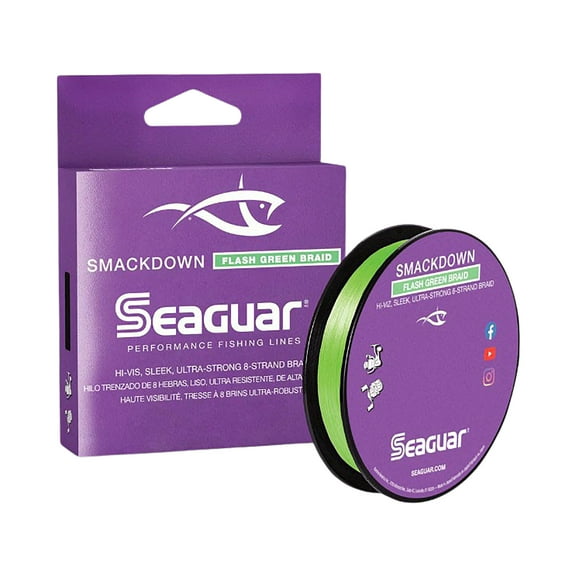 Seaguar Smackdown Braid 20 lb Flash Green 150 yd