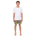 thumbnail image 2 of Super Mario Pajamas Men's Character Grid Lounge Sleep Shorts, 2 of 5