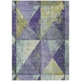 thumbnail image 2 of Addison Rugs Chantille Indoor/Outdoor Transitional Geometric Eggplant Washable Rectangle Rug, 2'6" x 3'10", 2 of 5