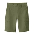 thumbnail image 3 of Yievot Cargo Bermuda Shorts for Women Button Waist Knee Length Summer Outdoor Hiking Travel Casual Shorts with Multi Pockets, 3 of 8