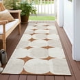 thumbnail image 6 of Addison Rugs Chantille Indoor/Outdoor Transitional Circles Paprika Washable Runner Rug, 2'3" x 7'6", 6 of 6