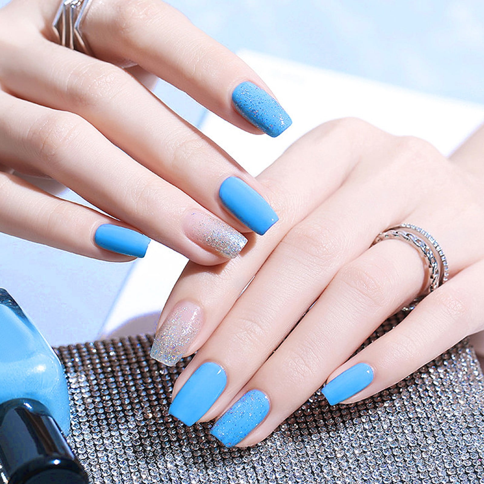 Clear Full Cover Nail Tips Extra Long Nail Acrylic Tips Coffin Oval Shaped Nail Tips Acrylic Nails Clear Curved Nail Tips Coffin on Nails Coffin Short Glossy Clear Long Nail Tips Nail Tips