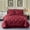 Burgundy, variant on 6 Piece Twin Comforter Set Bed in A Bag - with Comforters, Sheets, Pillowcase & Sham