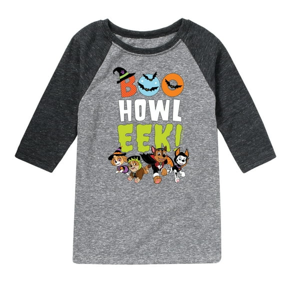 Paw Patrol - Howl Eek - Toddler And Youth Raglan Graphic T-Shirt