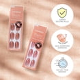 thumbnail image 4 of Press-On Nails Impress Instinct Short Squoval rosa claro, 4 of 9