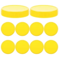 ELAYARD 10pcs Jam Jar Lids Mason Jar Lid Plastic Wide Mouth Covers Coffee Shop