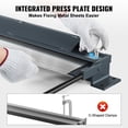 VEVOR Box and Pan Brake, 36-Inch, 0-130 Degrees Sheet Metal Bending ...