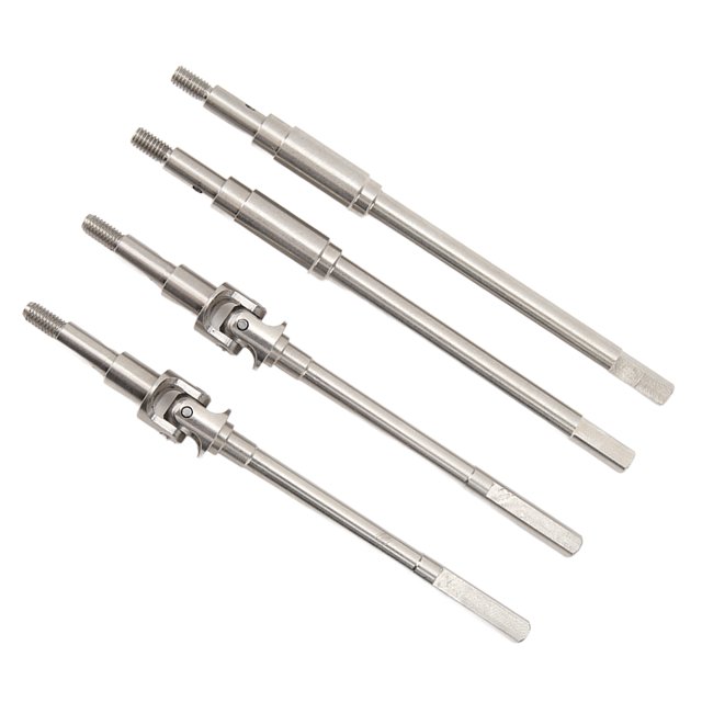 RC Car Front Rear Axle Shaft, Stainless Steel Drive Shaft Improve Driving Force for 1/10 RC Cars