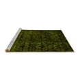 thumbnail image 2 of Ahgly Company Machine Washable Indoor Rectangle Abstract Yellow Modern Area Rugs, 5' x 8', 2 of 4