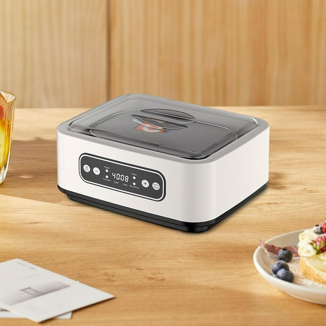 Fabricante de yogurt 1.6l electrodomésticos pequeños de cocina para hogar de acero inoxidable de baja ruido de bricolaje compacto para reuniones de