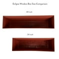 thumbnail image 5 of The HC Companies 24 Inch Eclipse Window Planter - Indoor Outdoor Rectangular Plant Pot with Removable Saucer for Flowers, Herbs, Clay, 5 of 7