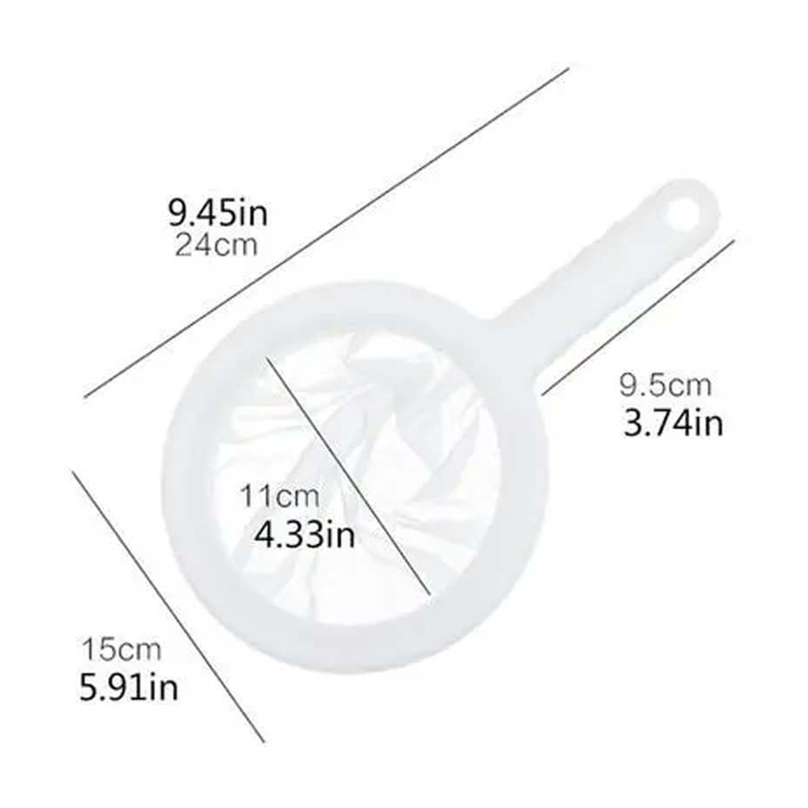 Sac Filtre Réutilisable En Nylon 100 Mailles - Pour Vin, Bière, Jus, Lait Végétal - Tailles Variées - Lavable à La Main