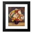 thumbnail image 2 of Pierre-Auguste Renoir 20x23 Black Modern Framed Museum Art Print Titled - Bouquet of Chrysanthemums (1881), 2 of 5