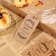 thumbnail image 3 of Shisuyan Labels For Presents Kraft Paper Gift Tags Multi Paper 100Pcs, 3 of 8