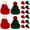 As Shown, variant on Raindrops Mini Hat Craft Doll Hats Woolen Yarn 24Pcs