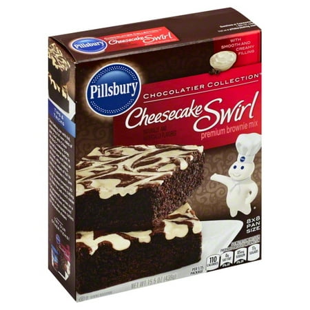 (5 Pack) Pillsbury: Fudge Supreme Cheesecake Swirl Brownie Mix, 15.5 (Best Raspberry Swirl Cheesecake Recipe)