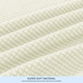 thumbnail image 3 of suxuMhao Elasticity Slipcovers, 1 Piece Single Size Beige White Stretch Couch Covers, Sofa Cover,Couch Covers For Sofa, Elastic Stretch Slipcover for Couch, Fit Most Standard Single Seater Sofas, 3 of 5