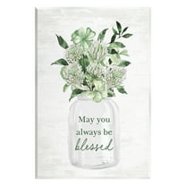 Stupell Industries Be Blessed Herb Bouquet Botanical & Floral Painting Unframed Art Print Wall Art, 10 x 15