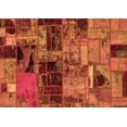 thumbnail image 1 of Ahgly Company Indoor Rectangle Patchwork Orange Transitional Area Rugs, 5' x 7', 1 of 4