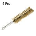 thumbnail image 3 of 5Pcs Bore Brush Brass 22mm Dia Cleaning Bronze Wire Brush Tube Pipe Cleaner with Handle 1/4 Inch Hex Shank, 3 of 6
