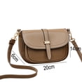 thumbnail image 2 of Bolso bandolera para mujer, bolso para teléfono móvil, tarjetero, cartera, monedero y bolsos de mano, color caqui, 2 of 5