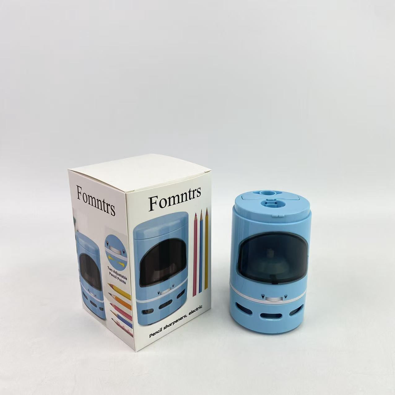 Fomntrs Pencil sharpeners, electric,2 in 1 Electric Pencil Sharpener with Mini Handheld Vacuums, Wireless Automatic Pencil Sharpener for 6.5-8mm Colored Pencils