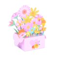 thumbnail image 4 of Tarjetas 3D Pop Up Flores Día de San Valentín Tarjeta Aniversario Regalos de Cumpleaños Postal Invitaciones de Boda Tarjetas de Felicitación Feliz Sencillez, 4 of 5