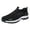 Black, variant on PEASKJP Sneakers for Men Non Slip Shoes Comfort Work Shoes Walking Sneakers,Black,9