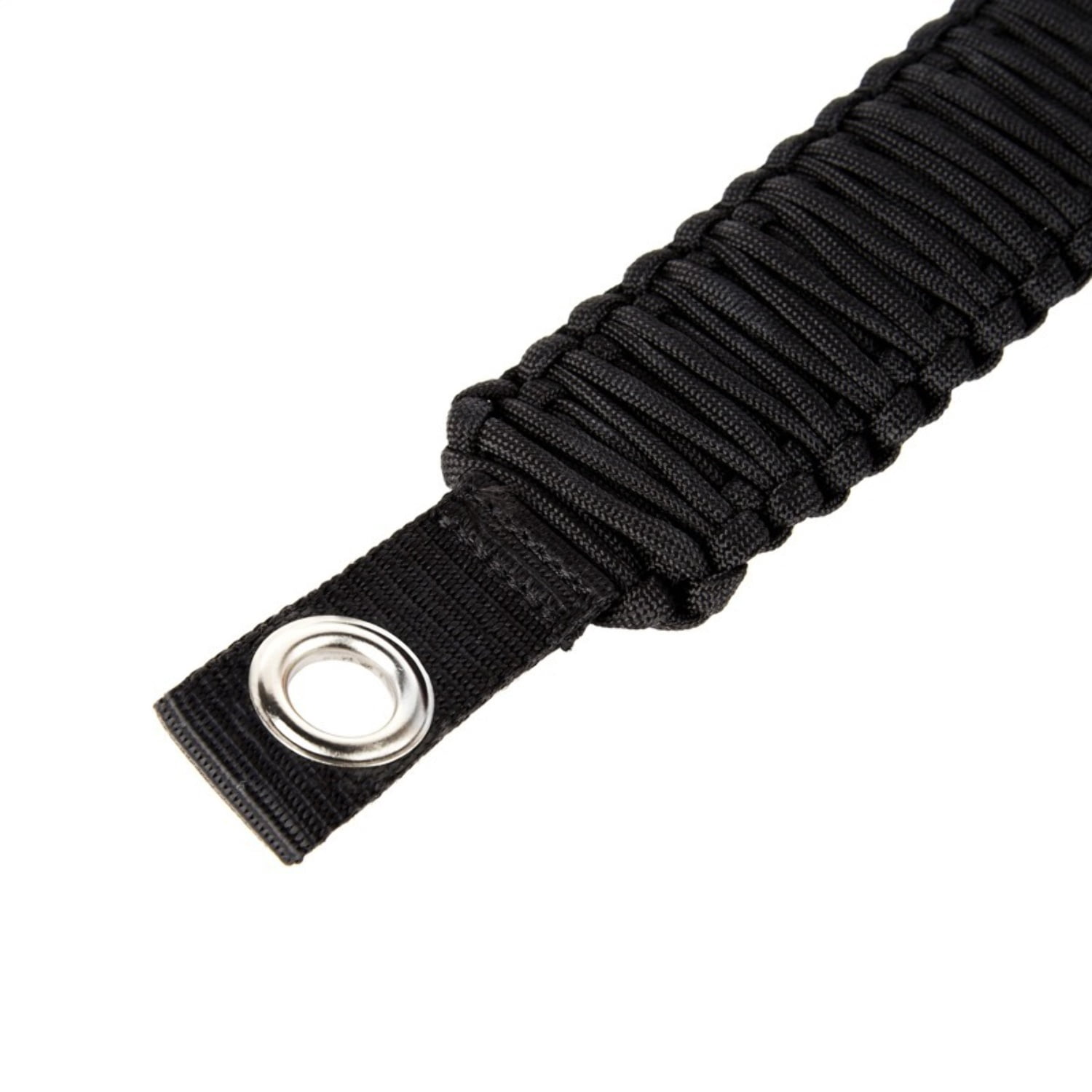 Rugged Ridge 13305.82 Grab Handle, Paracord, A-Pillar/Seat Mounted, Black; 07-18 Wrangler JK