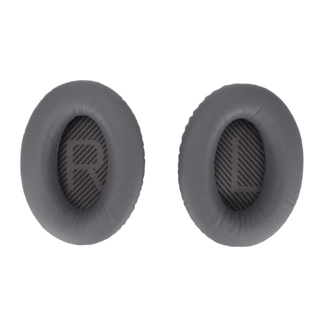 Almohadillas para los oídos Almohadillas de repuesto para los oídos con espuma de aislamiento de ruido de cuero proteico para QC35 QC35 II Gris oscuro