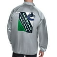 thumbnail image 2 of Men's Starter  Gray Vancouver Canucks Printed Logo Coaches Full-Snap Jacket, 2 of 2