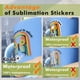 thumbnail image 3 of Papel adhesivo Koala Sublimation 100% transparente resistente al agua, 3 of 8