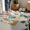 thumbnail image 4 of Beige Pioneer Flower and Leaf Pattern Door Rugs,Washable Non Slip Door Mats Indoor,Decorative Door Mats,Entry Mat Indoor for Entrance,Bedroom,Kitchen,Bathroom,16"x24", 4 of 6