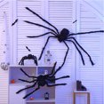 thumbnail image 2 of Araña luminosa gigante de Halloween 125CM Porche realista / Puerta / Patio / Decoraciones de césped JShteea El nuevo, 2 of 7