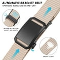 thumbnail image 5 of GAEKEAO Belt for Men Stretch Nylon Ratchet Belt Web Work Men Belts with Automatic Slide Buckle，Adjustable Trim to Fit, 5 of 8