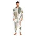 thumbnail image 2 of IAUYY Unisex Adult Onesie Pajamas Ultra-Soft Crystal-Soft Fabric, Halloween Adult Onesie Pajamas Adults,With a Zipper Plus Size Onesie Pajamas, Grass Green, 2 of 7