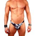 thumbnail image 2 of Gary Majdell Sport Mens New Black Camouflage Thong Swimsuit Size Small, 2 of 2