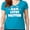 Aqua, variant on Big and Tall Cat Lives Matter Women's V Neck