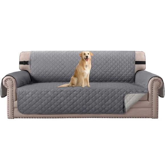 H.VERSAILTEX Housse de Canapé Réversible pour Canapé 3 Coussins, Housse de Canapé Résistante à l'Eau pour Chiens, Protecteur de Meubles Antidérapant