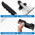 thumbnail image 5 of Omeite Retractable garden leaf rake (9-tooth aluminum pole), 5 of 7
