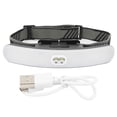 thumbnail image 2 of Linterna frontal LED recargable Bling Bling 6 niveles 300 a 400LM súper gran angular IPX4 resistente al agua recargable por USB, 2 of 12