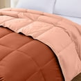 thumbnail image 6 of Modern Threads Reversible Rust & Clay All-Season Down Alternative Adult Bed Comforter, Queen, 6 of 11
