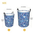 thumbnail image 2 of Lsque Colorful Sailing Ship pattern Laundry Hamper Basket, Tall Woven Rope Hamper Basket for Clothes, Lightweight Storage Basket, Collapsible Waterproof-Medium, 2 of 8