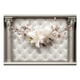 thumbnail image 2 of Tiptophomedecor Peel and Stick Floral Wallpaper Wall Mural - Royal Elegance - Removable Wall Decals, 2 of 3