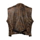 thumbnail image 4 of European And American V-neck Suede Single-breasted Jacket Vest TopL, 4 of 5