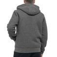 thumbnail image 2 of Magnum Men's Fleece Lined Full Zip Hoodie, Gray, Size Large, 2 of 4