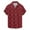 Red, variant on Up to 65% Off Men's Summer Linen Shirts Short Sleeve Lapel Shirt Top Short Sleeve Lapel Top/shirt Red, XL