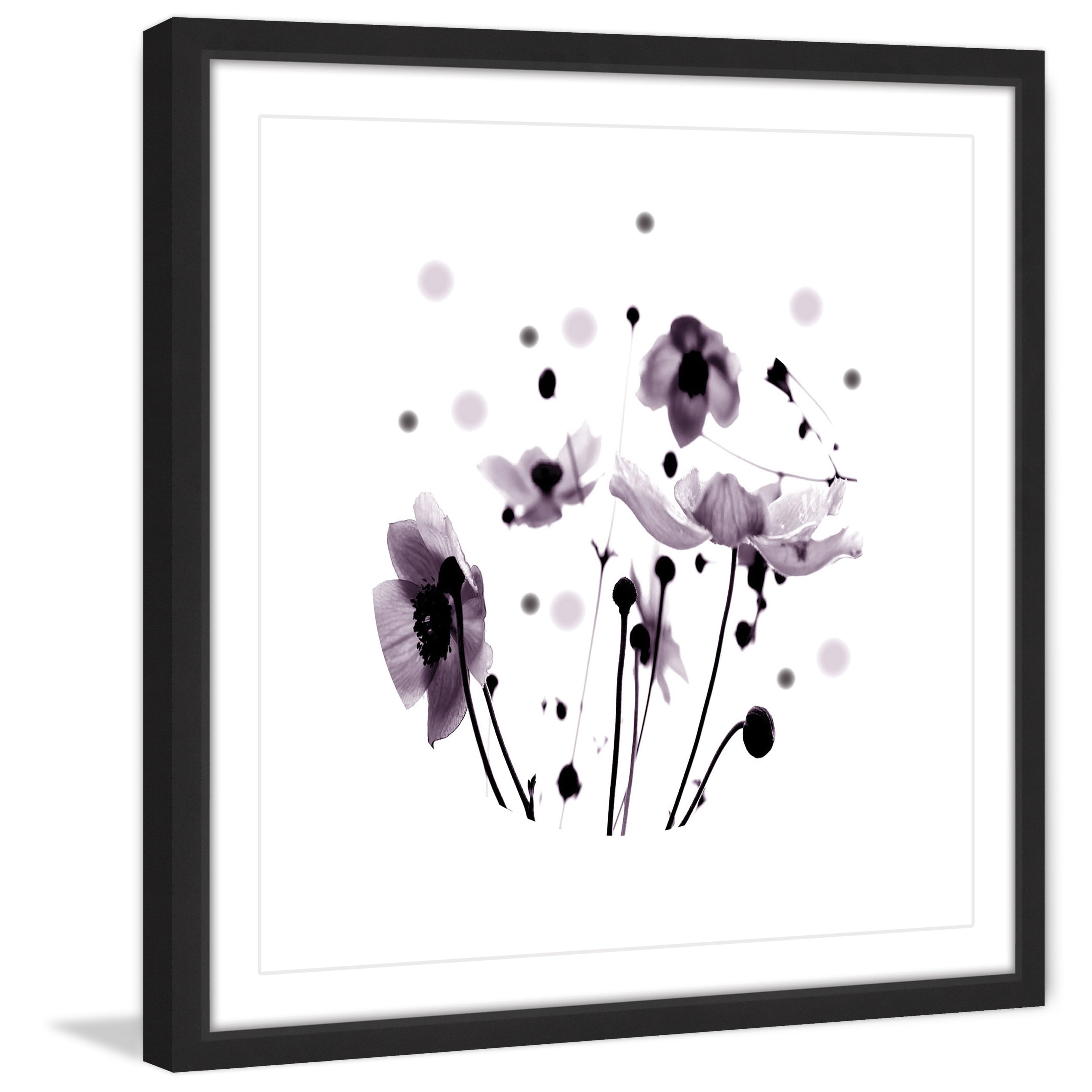 Marmont Hill "Grey Visions" by Katarina Snygg Framed Painting Print