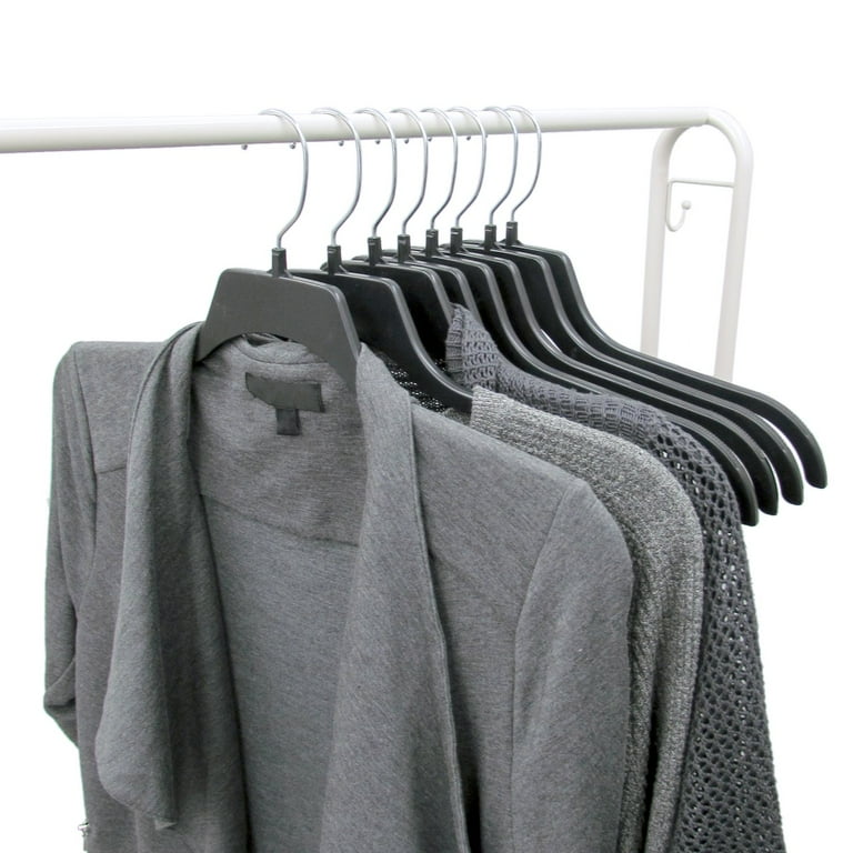 Hanger Central Recycled Black Heavy Duty Plastic Non Slip Sweater