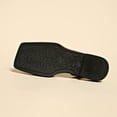 thumbnail image 4 of hoksml Women's Square Toe Slingback Flats, Elastic Back Strap Low Heel Dress Shoes, Red Coffee, 4 of 9